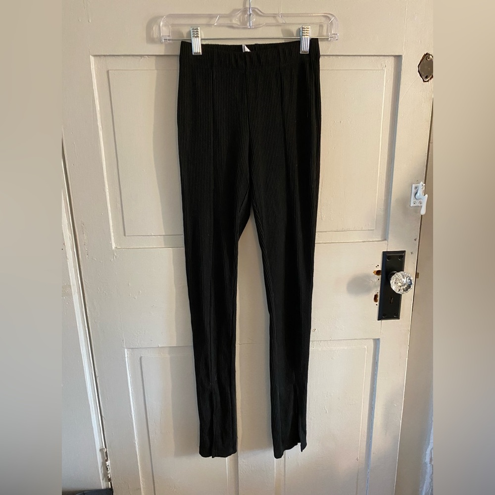 princess polly ribbed flare pants